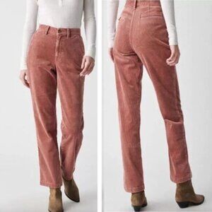 FAHERTY Endless Organic Cotton Cord Pants In Brownie Size 29